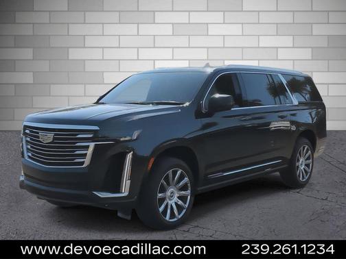 Dark Moon Blue Metallic 2022 Cadillac Escalade ESV Premium Luxury Platinum SUV