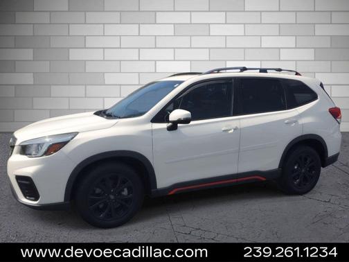 Crystal White Pearl 2019 Subaru Forester Sport