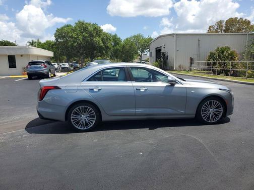 Argent Silver Metallic 2023 Cadillac CT4 Premium Luxury