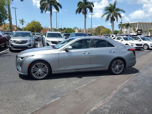 Argent Silver Metallic 2023 Cadillac CT4 Premium Luxury