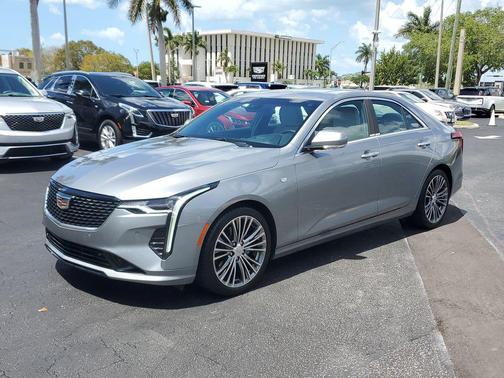 Argent Silver Metallic 2023 Cadillac CT4 Premium Luxury