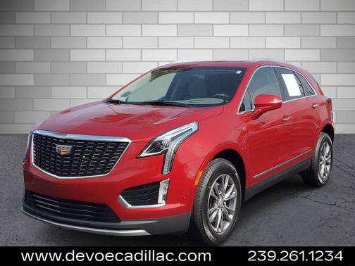 Radiant Red Tintcoat 2023 Cadillac XT5 Premium Luxury