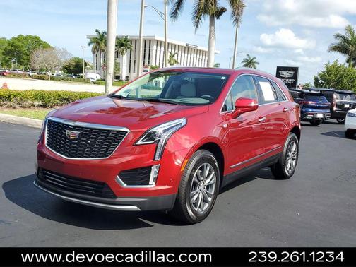 Radiant Red Tintcoat 2023 Cadillac XT5 Premium Luxury