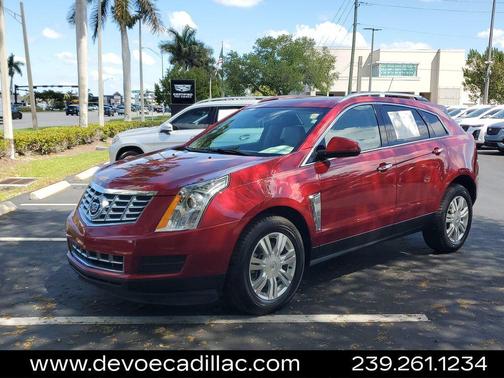 Crystal Red Tintcoat 2016 Cadillac SRX Luxury Collection