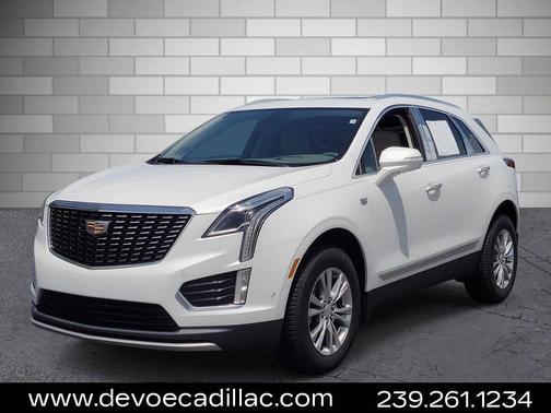 Crystal White Tricoat 2020 Cadillac XT5 Premium Luxury
