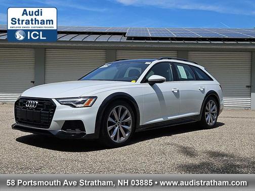 Glacier White Metallic 2025 Audi A6 55 Premium Plus