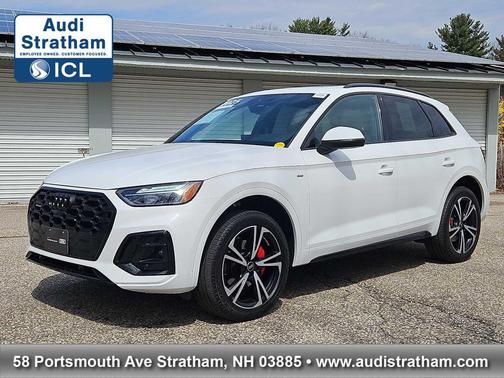 Arkona White 2025 Audi Q5 45 S line Premium Plus