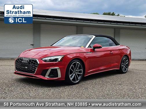 Arkona White/Black Roof 2024 Audi A5 45 S line Premium Plus