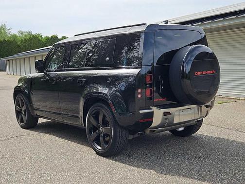Santorini Black Metallic 2023 Land Rover Defender 110 S
