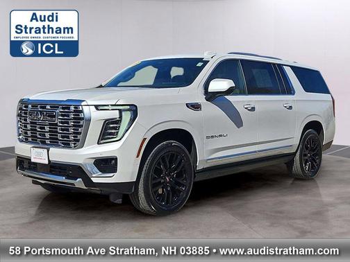 White Frost Tricoat 2025 GMC Yukon XL Denali