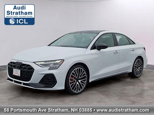 glacier white metallic 2026 Audi S3 Premium