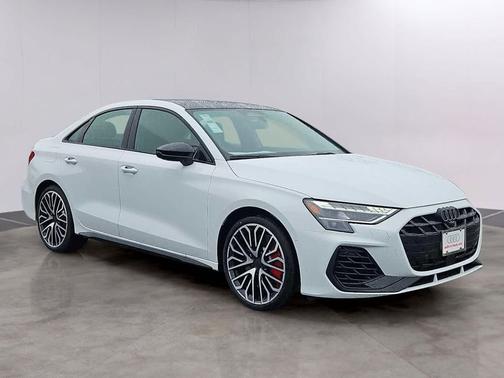 glacier white metallic 2026 Audi S3 Premium