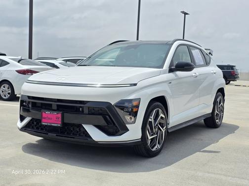 White 2024 Hyundai KONA N Line