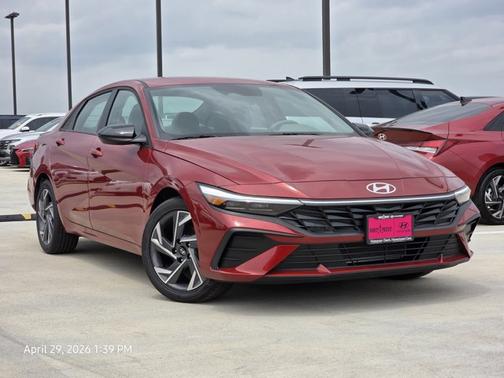 Red 2025 Hyundai ELANTRA SEL Sport
