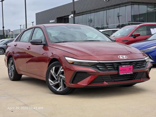 Red 2025 Hyundai ELANTRA SEL Sport