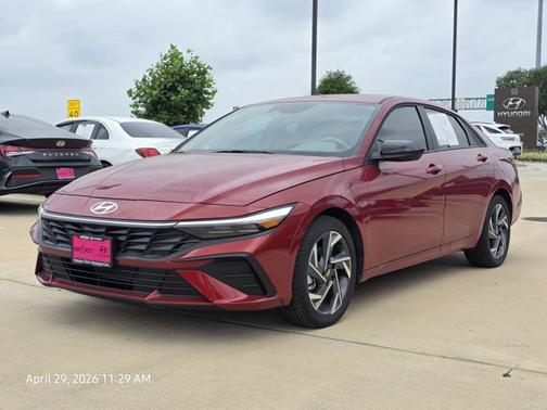 Red 2025 Hyundai ELANTRA SEL Sport
