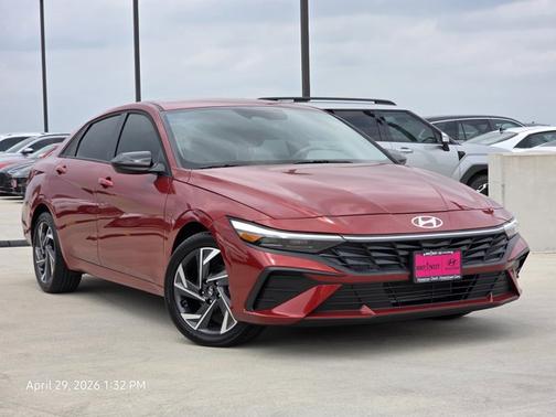 Red 2025 Hyundai ELANTRA SEL Sport