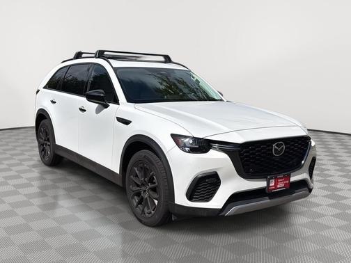 Rhodium White Premium 2025 Mazda CX-70 3.3 Turbo Premium Package