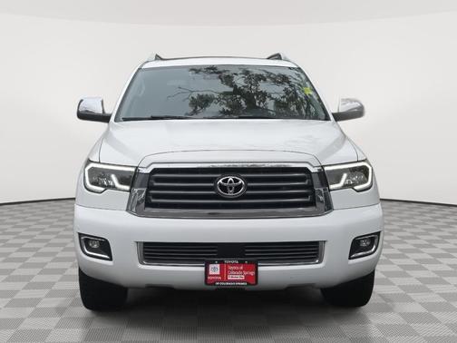Super White 2019 Toyota Sequoia Limited