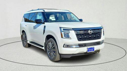 Everest White Pearl Tricoat 2025 Nissan Armada Platinum Reserve 2WD
