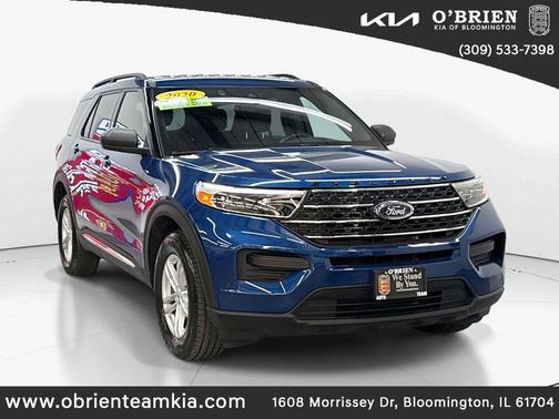 ATLAS BLUE METALLIC 2020 Ford Explorer XLT