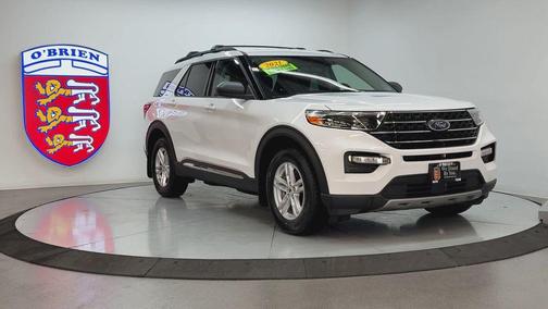 OXFORD WHITE 2021 Ford Explorer XLT