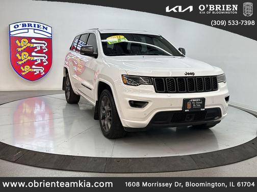 Bright White Clearcoat 2021 Jeep Grand Cherokee 80th Anniversary 4x4