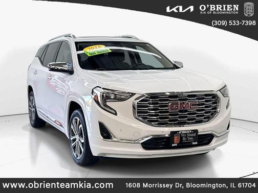 Summit White 2018 GMC Terrain Denali
