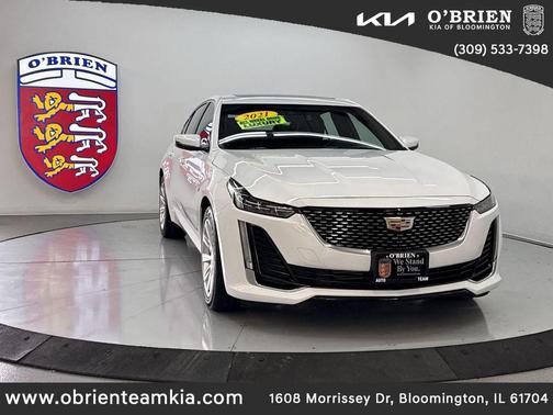 Summit White 2021 Cadillac CT5 Luxury RWD