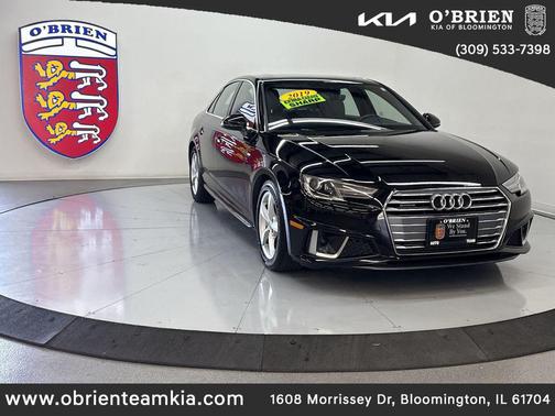 Brilliant Black 2019 Audi A4 2.0T Premium