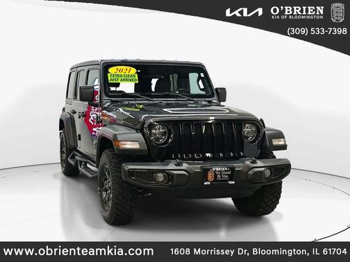 Granite Crystal Metallic Clearcoat 2021 Jeep Wrangler Willys