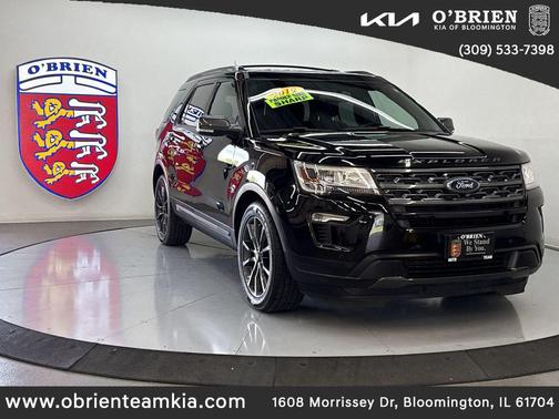 AGATE BLACK METALLIC 2019 Ford Explorer XLT