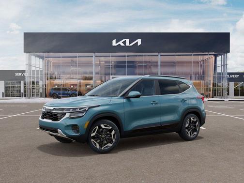 Pluton Blue 2025 Kia Seltos SX Turbo