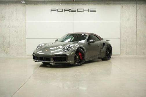 Gray 2021 Porsche 911 Turbo S