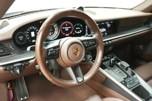 Gray 2021 Porsche 911 Turbo S