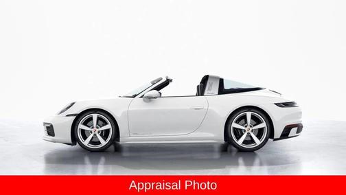 White 2022 Porsche 911 Targa 4S