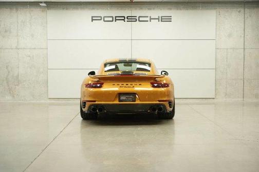 Golden Yellow 2018 Porsche 911 Turbo S