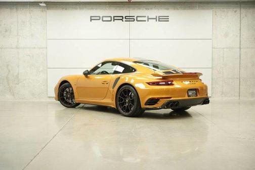 Golden Yellow 2018 Porsche 911 Turbo S
