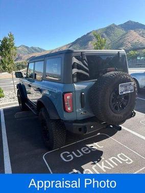 Blue 2023 Ford Bronco Wildtrak