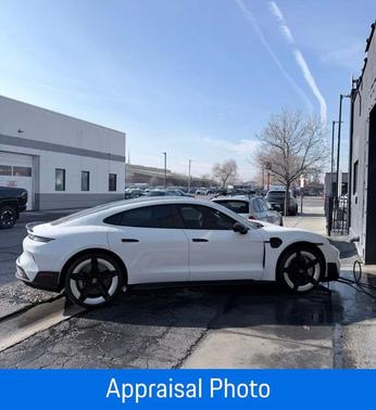 White 2026 Porsche Taycan Turbo
