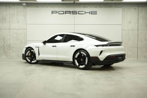 White 2026 Porsche Taycan Turbo