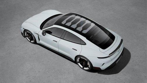 White 2026 Porsche Taycan Turbo