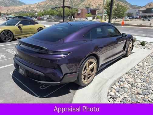 Purple 2025 Porsche Taycan Turbo