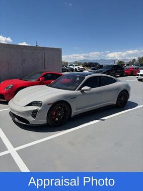 White 2022 Porsche Taycan GTS