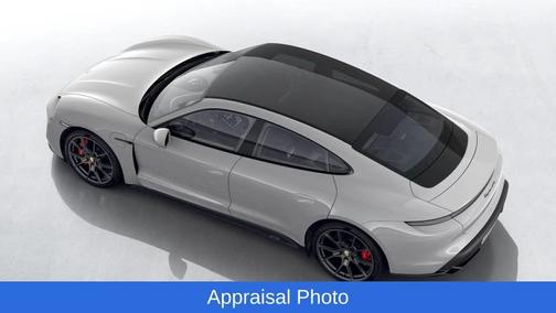 White 2022 Porsche Taycan GTS