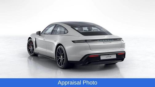 White 2022 Porsche Taycan GTS