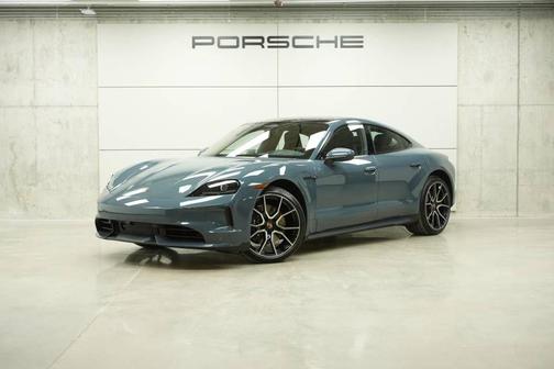 Pale Blue 2026 Porsche Taycan 4