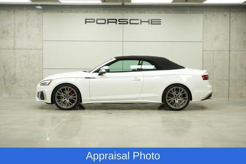 Ibis White w/ Black Roof 2023 Audi S5 3.0T Prestige