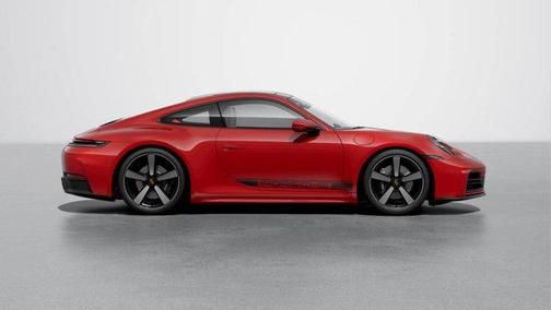 Red 2025 Porsche 911 Carrera