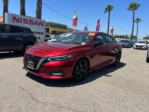 Scarlet Ember 2023 Nissan Sentra SR